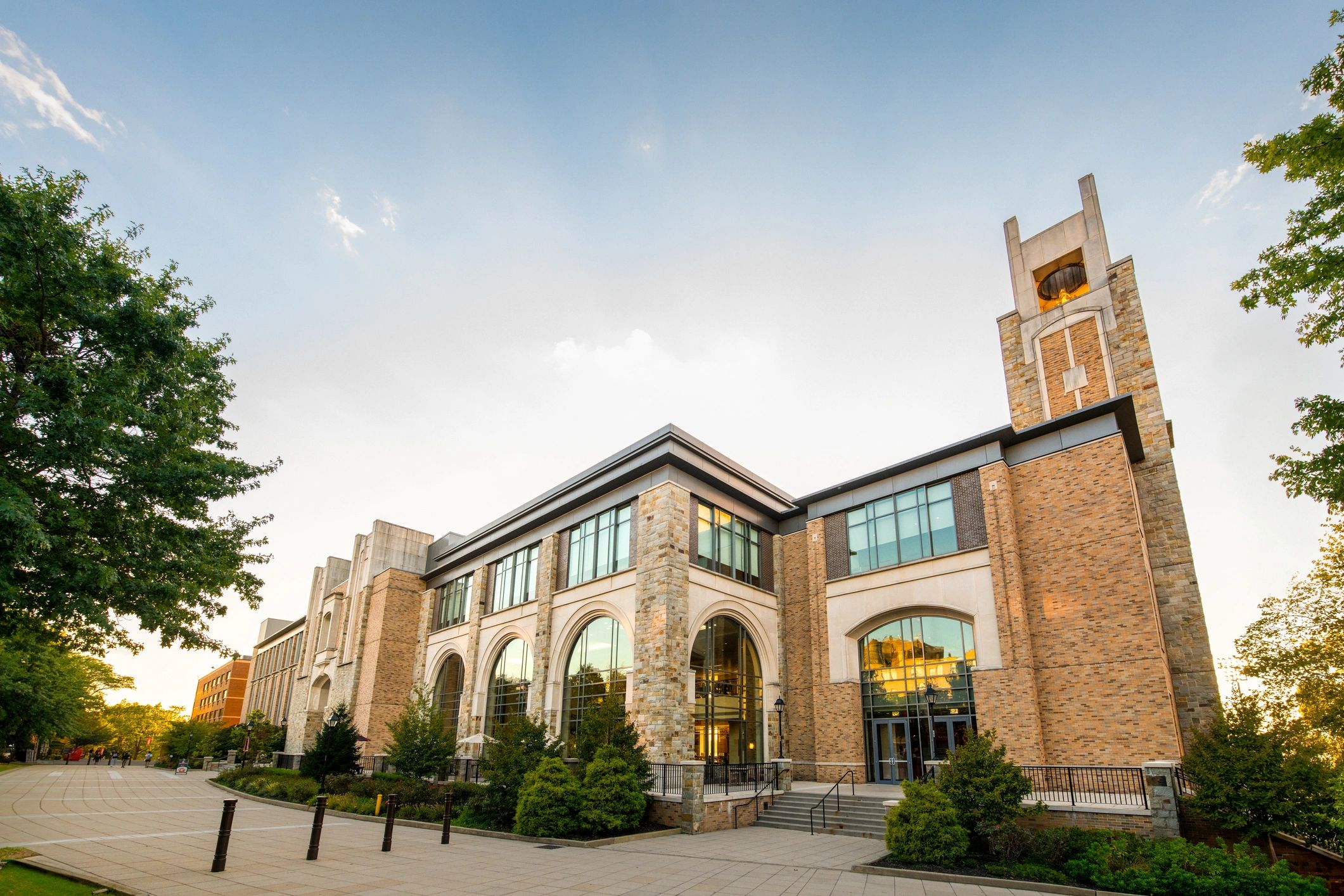 University campus buildings symbolizing academic community